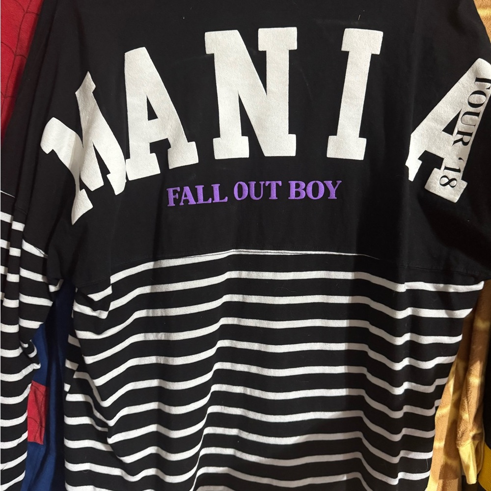 Fall Out Boy MANIA Tour Striped Spirit Jersey
